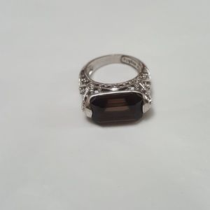 2 FOR $45 Smokey Topaz fashion ring